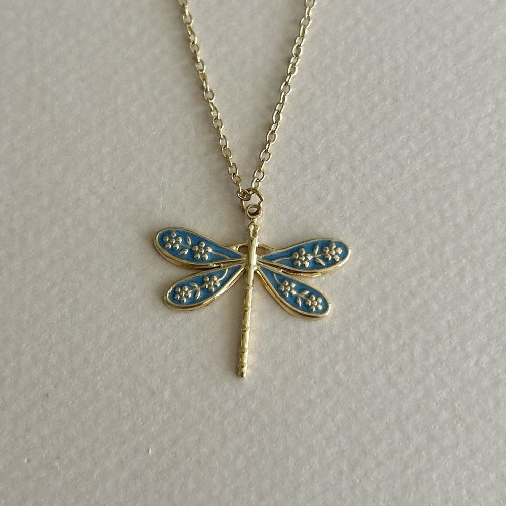 Dragonfly Necklace #2029 - Picture 3 of 6